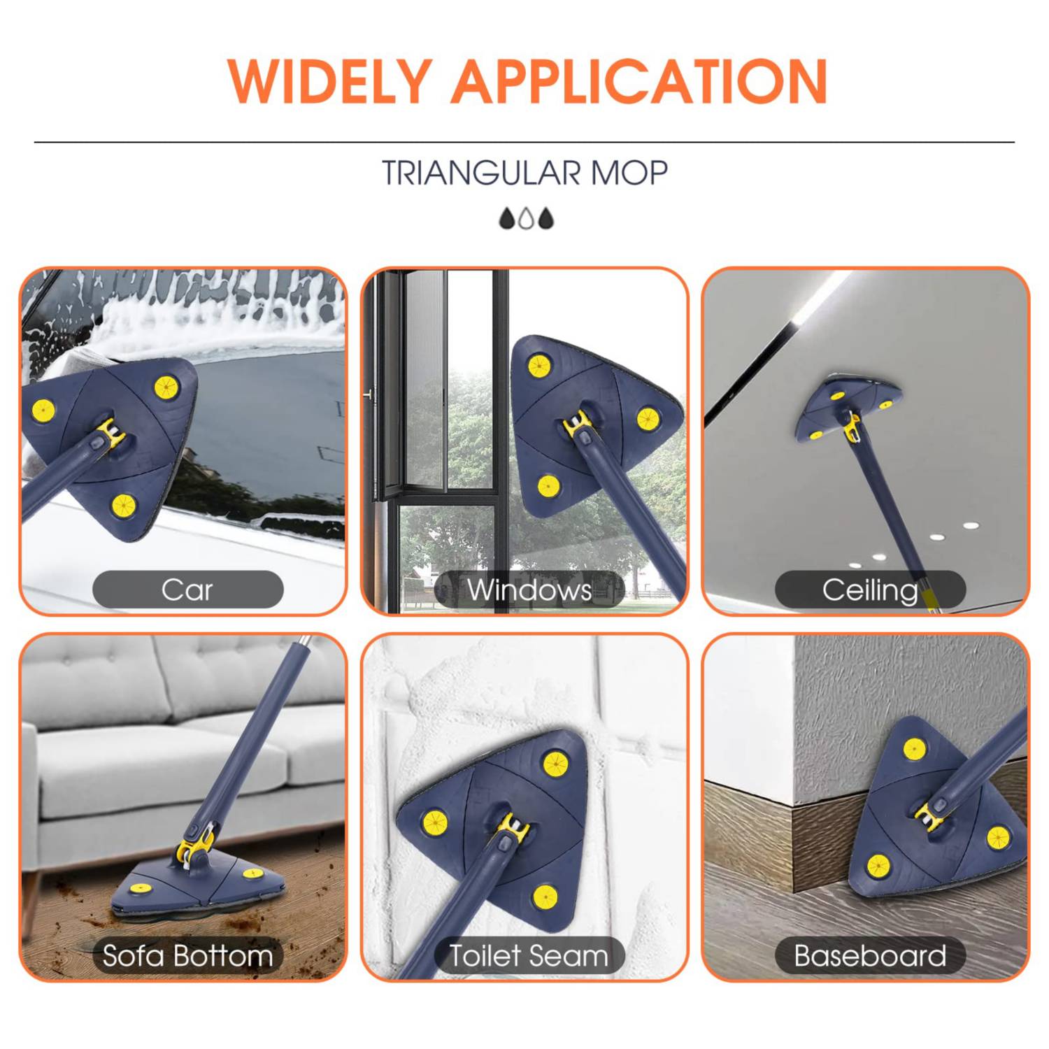 MicroClean® -Trapeador de Microfibra con Exprimidor 2